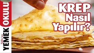 Akıtma Krep Tarifi  Krep Nasıl Yapılır?  Kahvaltı Tarifleri