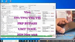 Vivo 91i 1820 Y91Y93Y95 password unlock umt tool  all errors fix  frp bypass 2024