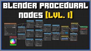 Blender Procedural Nodes LEVEL 1 - FULL COURSE