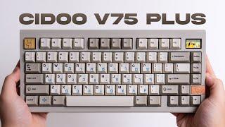 CIDOO V75 Plus Build & Sound Test - A Thocky Keyboard