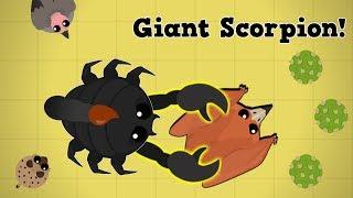 Mope.io New Giant Scorpion Dominates The Desert Best Animal In Mope? Beta Giant Scorpion Update