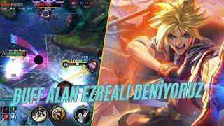 BUFFDAN SONRA EN GÜÇLÜ ADC OLMUŞ KESİNLİKLE DENEYİN YÜKSEK ELO EZREAL GAMEPLAY - WildRift