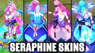 All Seraphine Skins Spotlight League of Legends