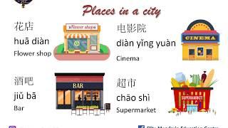 How to say places in a city in MandarinChinese