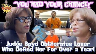 Judge Boyd Delivers Swift Justice To Defendant Who Flagrantly Ignored Her Orders For A Year