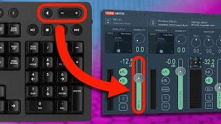 Voicemeeter Keyboard VOLUME CONTROLS  Macro Buttons