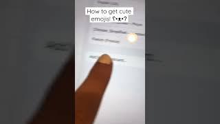 How to get cute emojis