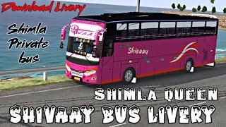 Shivaay  Bus Skin Download  Shimla Private bus Bus 3.7 Bus simulator Indonesia Himachal Private Bus