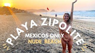 Zipolite Oaxacas only legal NUDE BEACH