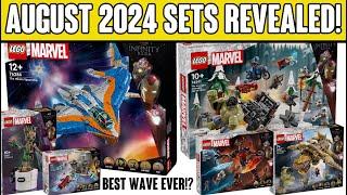 FIRST LOOK LEGO MARVEL August 2024 Sets REVEALED - Best Wave EVER?