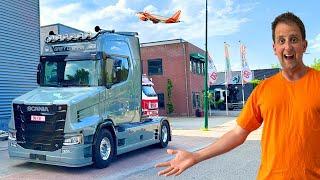 FLYING TO HOLLAND TO COLLECT A BRAND NEW SCANIA T-CAB  #truckertim
