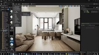 Unreal ENgine 5 -  lumen  interior visualization working