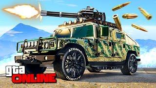 ШТУРМ ВОЕННОЙ БАЗЫ НА ХАММЕРЕ С БРОНЕЙ в GTA 5 ONLINE