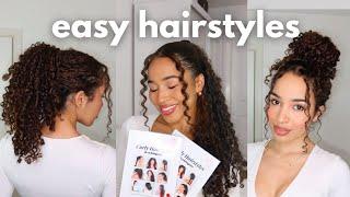 EASY CURLY HAIRSTYLES FROM MY BOOK 