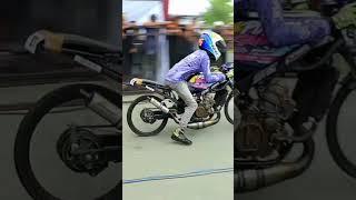 Ninja frame Namblazt masih yang terbaik di drag bike PALU