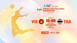  LIVE   VIE VS THA  22nd Asian Womens U20 Volleyball Championship