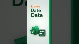How to Get Day Month and Year of a List in Excel Quick Excel Tutorial #exceltips  #exceltutorial