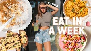 What I eat in a WEEK to FEEL GOOD  plant based vegan