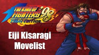 Eiji Kisaragi Movelist The King of Fighters 98 Ultimate Match Final Edition