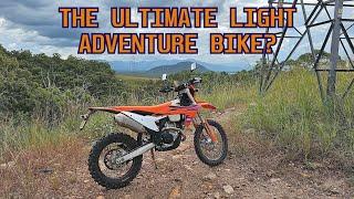 2024 KTM 500 EXC REVIEW - ULTRA LIGHT ADVENTURE BIKE?