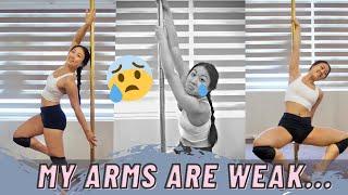 15 Pole Dance Moves for Beginners with Weak Arms Part 1