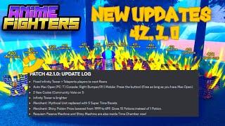New Update 42.1.0 dragon ball Удобнейшее Обновление в Anime Fighters Simulator