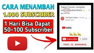 CARA MENAMBAH SUBSCRIBER YOUTUBE 2022 - Youtuber Pemula