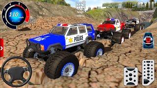 Juegos De Carros - Police Monster Truck Impossible Driver #2 - Car Extreme Racing Android Gameplay