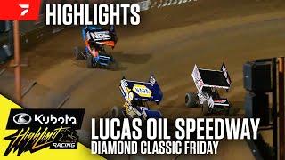 Diamond Classic Night #1  Kubota High Limit Racing at Lucas Oil Speedway 62824  Highlights