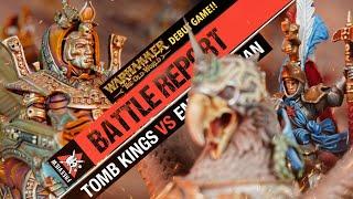 **THE OLD WORLD** Tomb Kings vs Empire of Man 2000 Points  Warhammer The Old World Battle Report