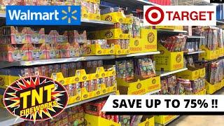 TNT Fireworks at Walmart and Target 2022 SAVE 75% Compared to Stands 