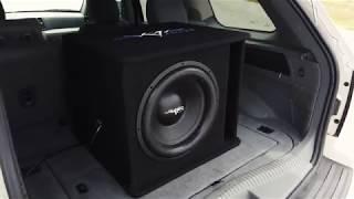 Skar Audio 1200 Watt SDR-1X15D2 Single 15-inch Loaded Subwoofer Enclosure Demo