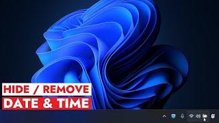 How to hide clock on Windows 11 Taskbar - 2024 Latest Update