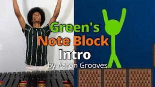 Aaron Performs Greens Note Block Intro Animation vs. Minecraft Ep. 5