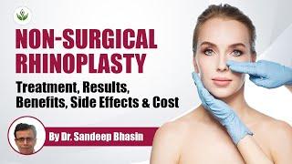Non-Surgical Rhinoplasty - Treatment Results Benefits Side Effects & Cost By Dr. Sandeep Bhasin