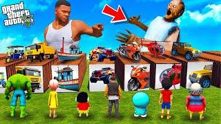 Franklin Shinchan Doraemon Granny Gifts GTA V - Container Gifts GTA V Telugu