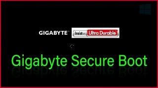 GIGABYTE SECURE BOOT ENABLE