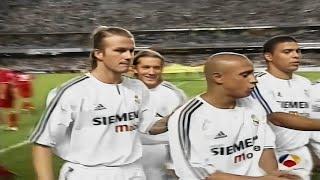 Real Madrid Galácticos Legendary Show in 2003 Ronaldo Zidane Beckham