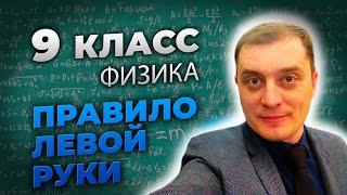 Опыт по физике 9 класс правило левой руки. Демонстрация. 9 класс