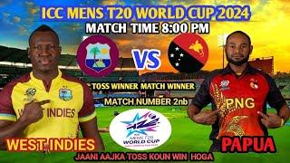 wi vs png aaj ka toss winner hoga kaun win the today icc mens T20 World Cup 2024#match