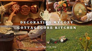 Decorating My Cozy Cottagecore kitchen 🫖