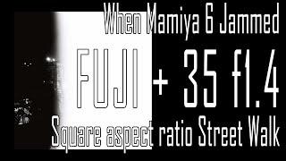 Street Square format Street with Fuji when the Mamiya 6 Jammed  Bangkok Street photography