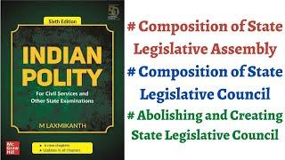 V148 State Legislative AssemblyCouncil abolition creation and composition M. Laxmikanth Polity