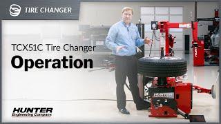 TCX51C Tire Changer Standard and advanced operations
