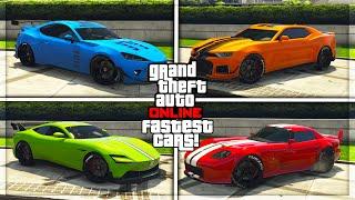 TOP 5 FASTEST CARS IN GTA 5 ONLINE UPDATED 2024