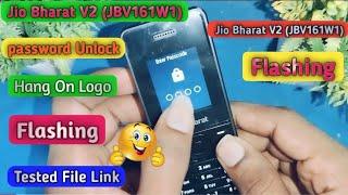 Jio Bharat V2 JBV161W1 Flashing  Jio Bharat V2 JBV161W1 Password Unlock Hang on Logo Restart