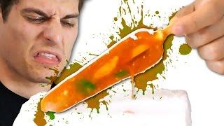 MOST DISGUSTING POPSICLE...  Dry Ice Popsicle Challenge 22