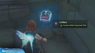 Fortbyte #55 Found Within Haunted Hills Location Guide - Fortnite