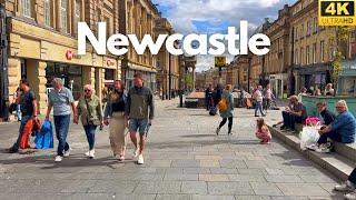 Newcastle  nice walk in the beautiful city 4K