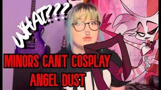 MINORS CANT COSPLAY ANGEL DUST???  Cosplay TikTok Drama Deepdive FT. @NoWayItsSeph